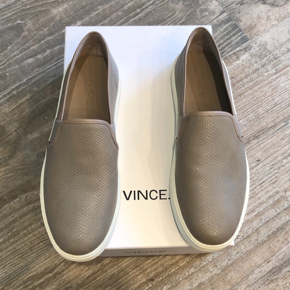 Vince Shoes - 🖤Vince Preston Snake Embossed Slip-On Sneakers